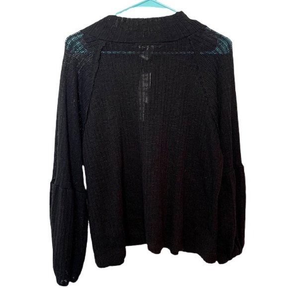 White Willow Mock Neck Textured Sweater NWT - Picture 4 of 9